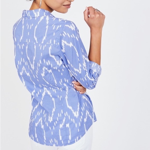 Hayes ikat print button down shirt - Picture 7 of 7